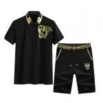 versace t shirt and shorts survetement manches courte big baroque medusa noir